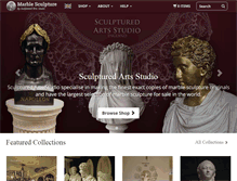 Tablet Screenshot of marble-sculpture.com